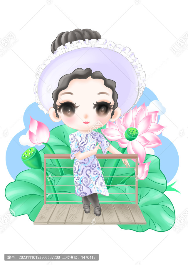 卡通女孩頭像