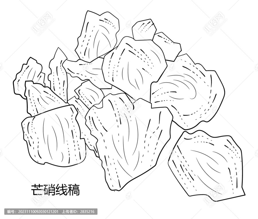 芒硝線稿