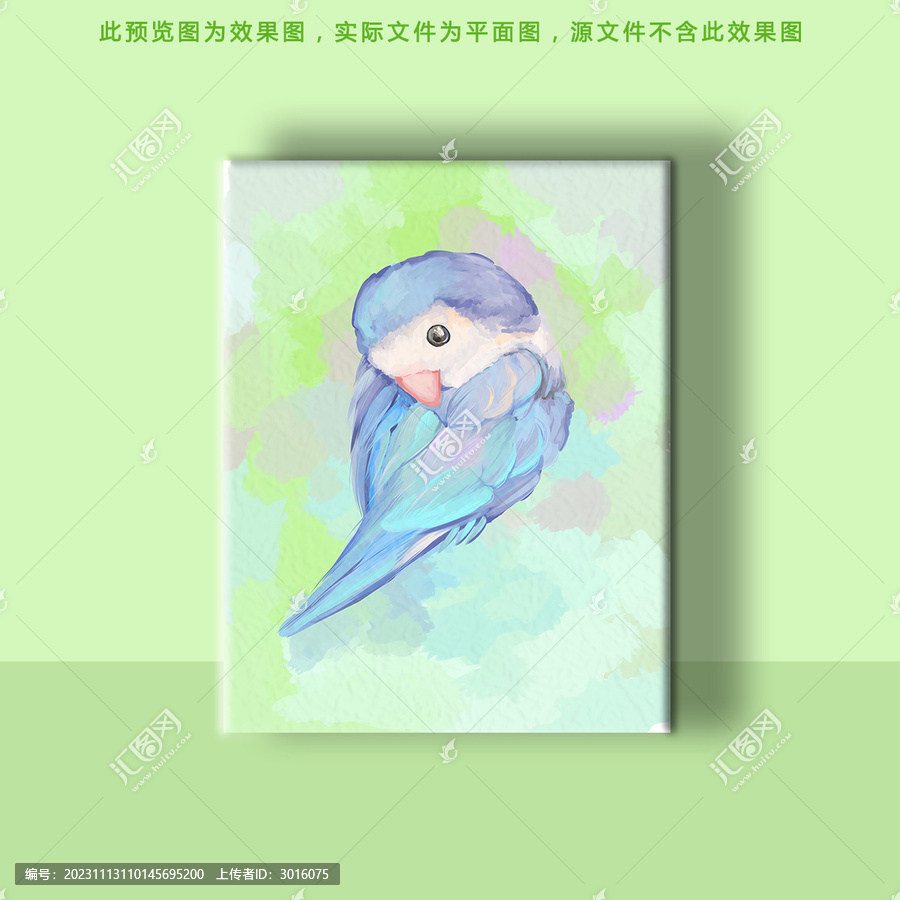 鸚鵡插畫