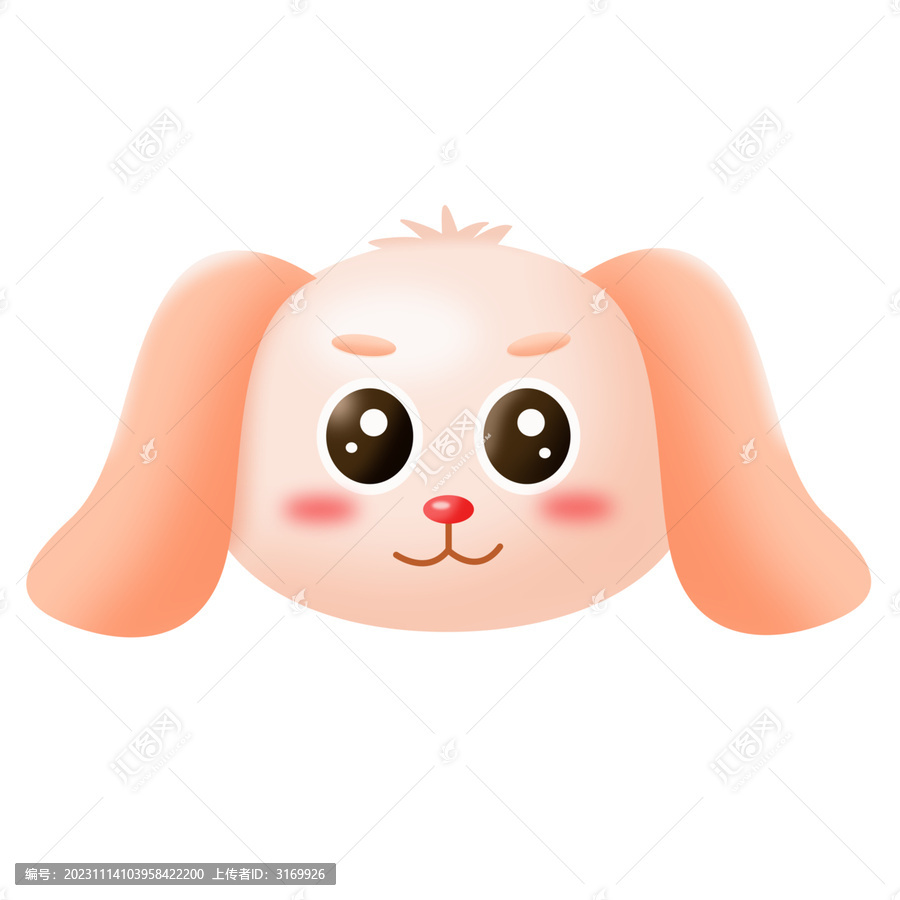 3D立體卡通十二生肖狗動(dòng)物頭像