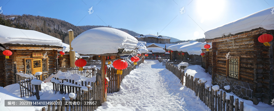 雪乡全景图