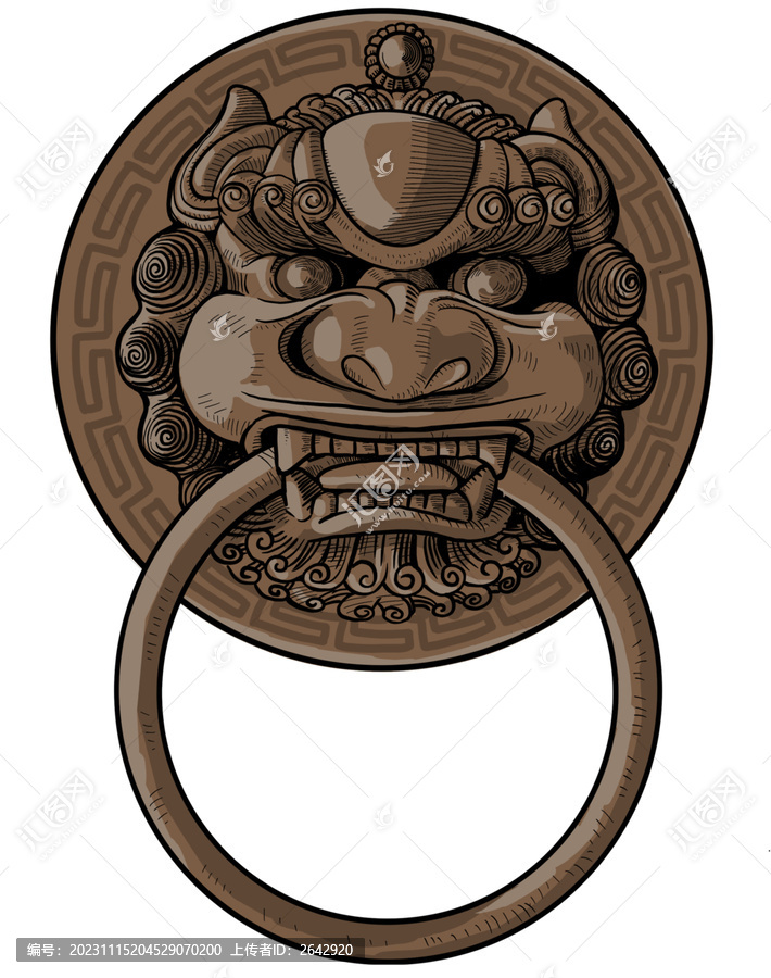 手繪門(mén)環(huán)