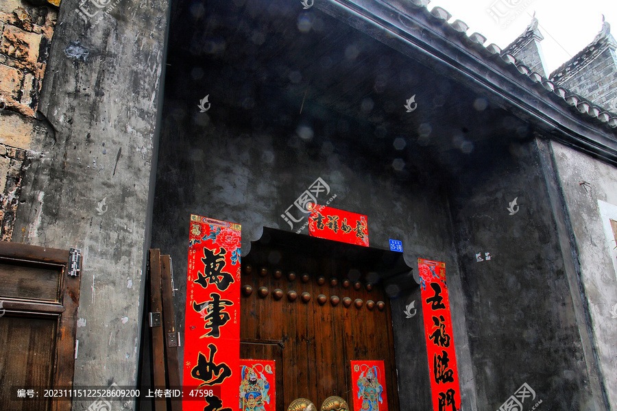 宏村老宅院