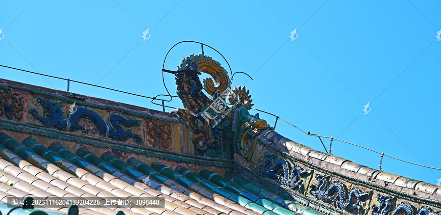 沈阳故宫建筑龙形图案
