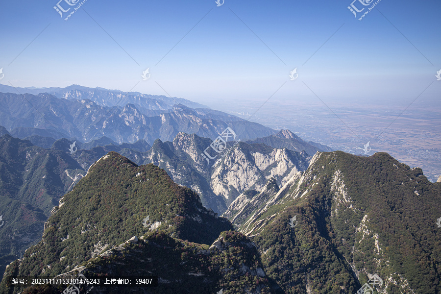 西岳华山风光