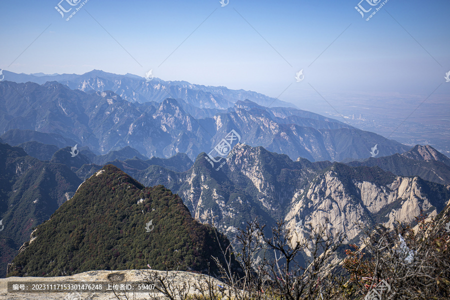 西岳华山风光