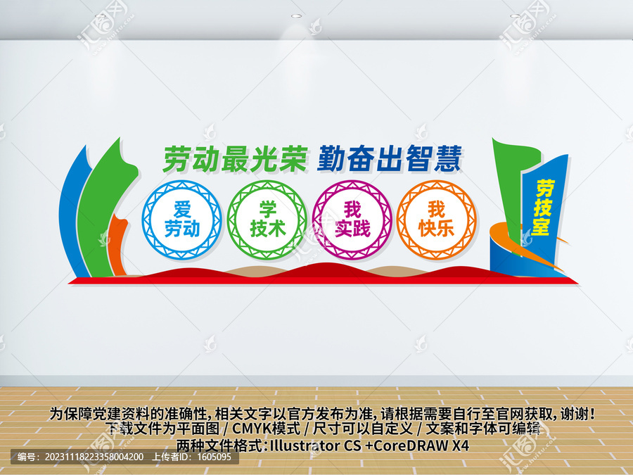 勞技室文化墻