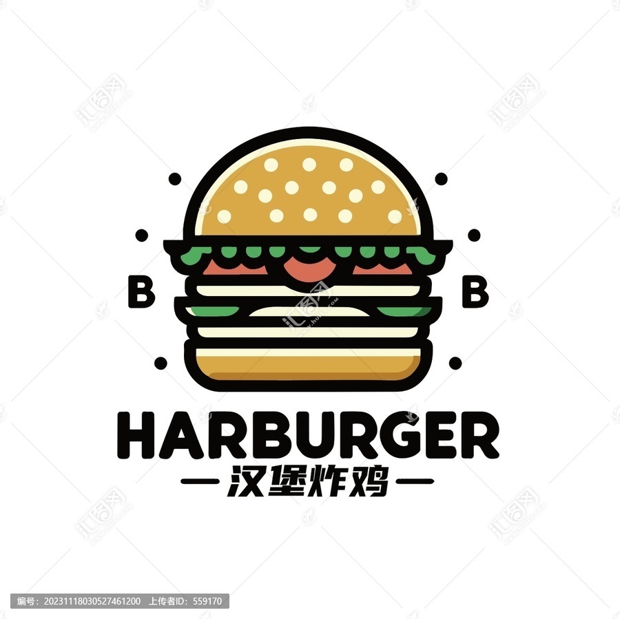 漢堡炸雞logo