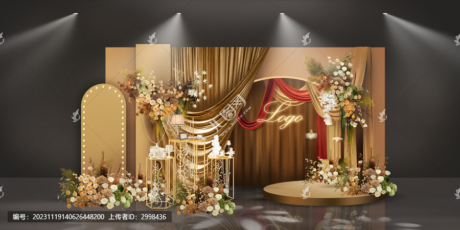 劇院復(fù)古風(fēng)婚禮迎賓區(qū)