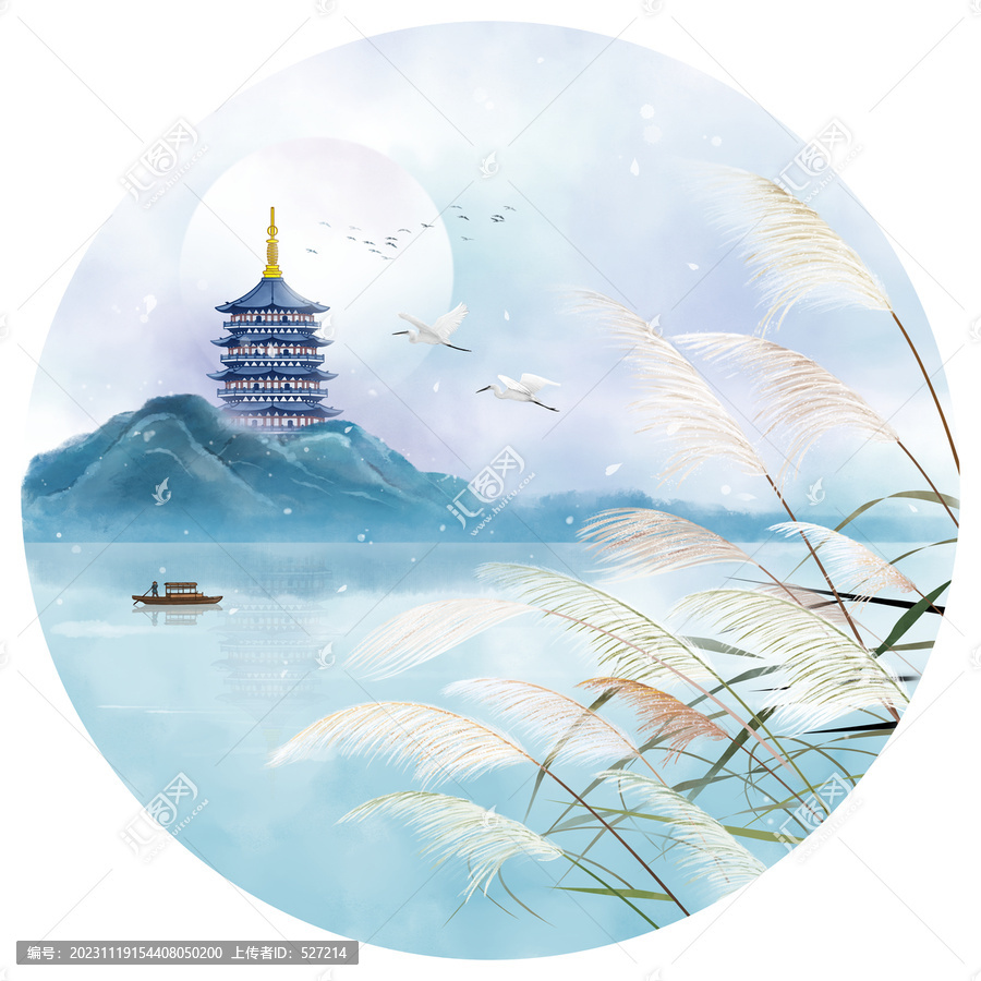 古風(fēng)山水花鳥