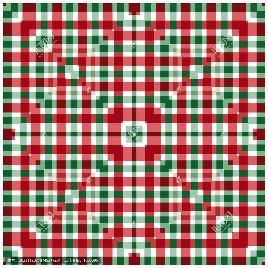 矢量格子布紋