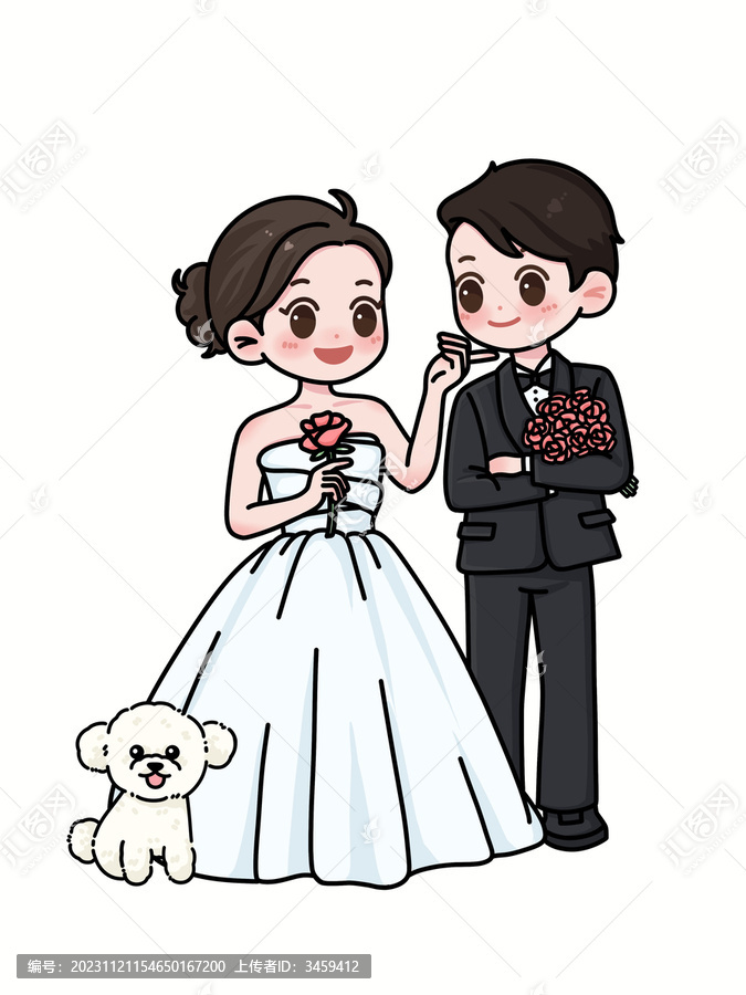 婚禮小狗立牌