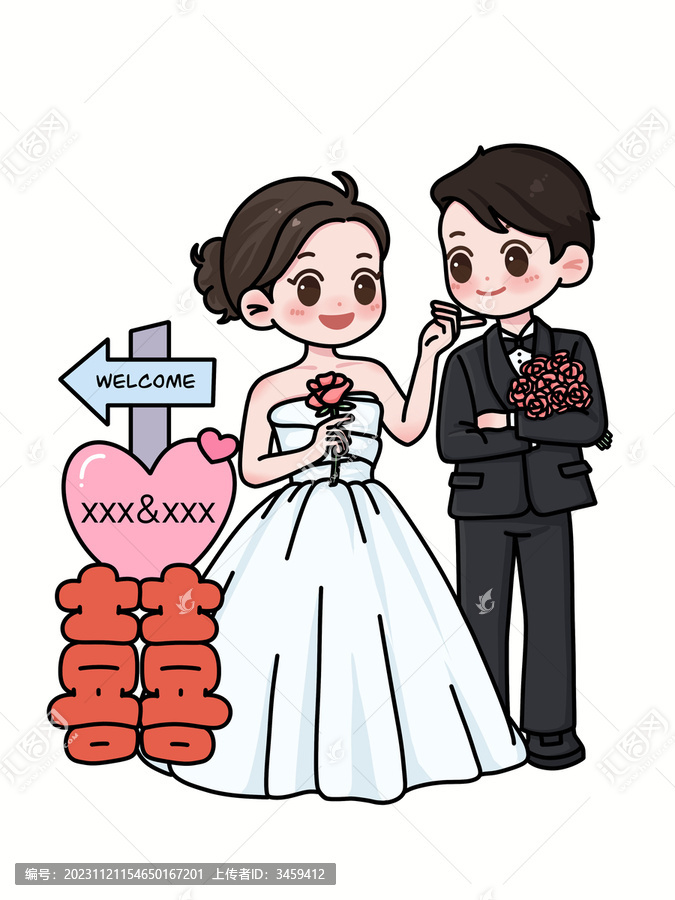 婚禮指示立牌