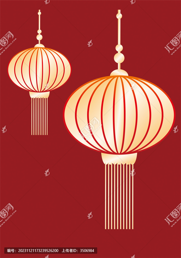 金色燈籠過年裝飾