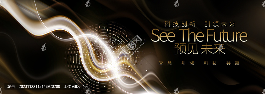 奢華黑金發(fā)布會背景展板