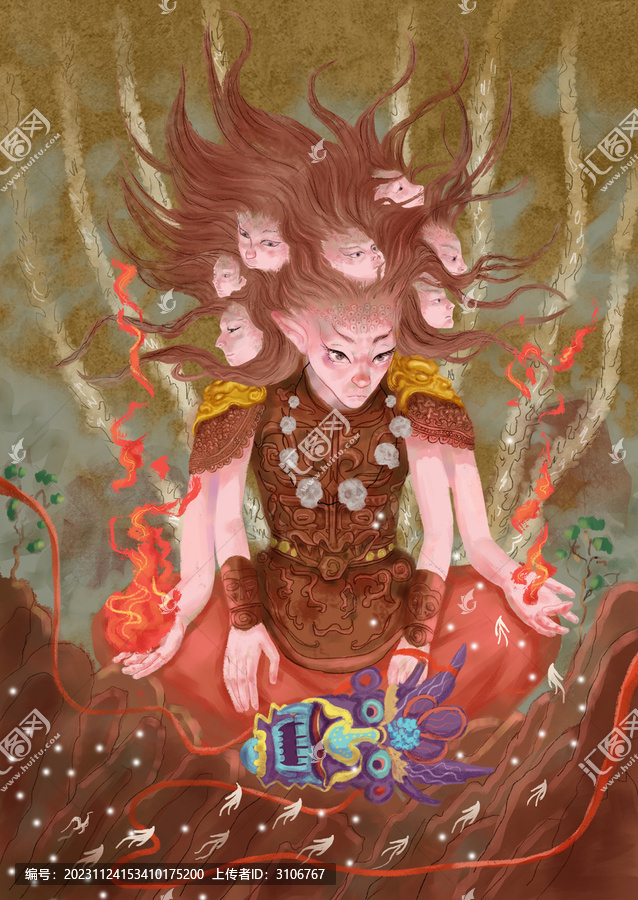 山海經(jīng)之天吳