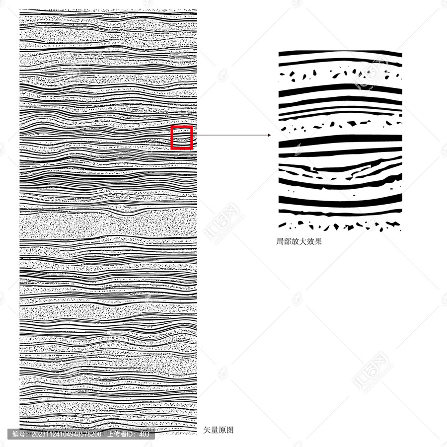 矢量波浪线条杂点肌理纹