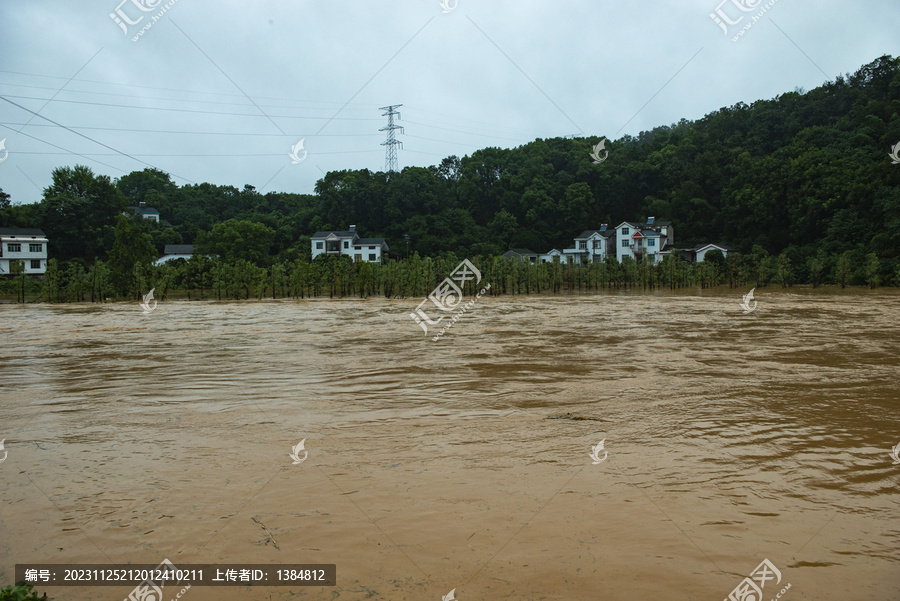 洪水素材