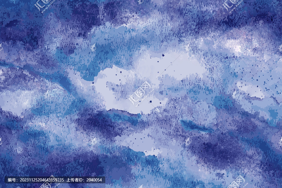 水彩天空素材