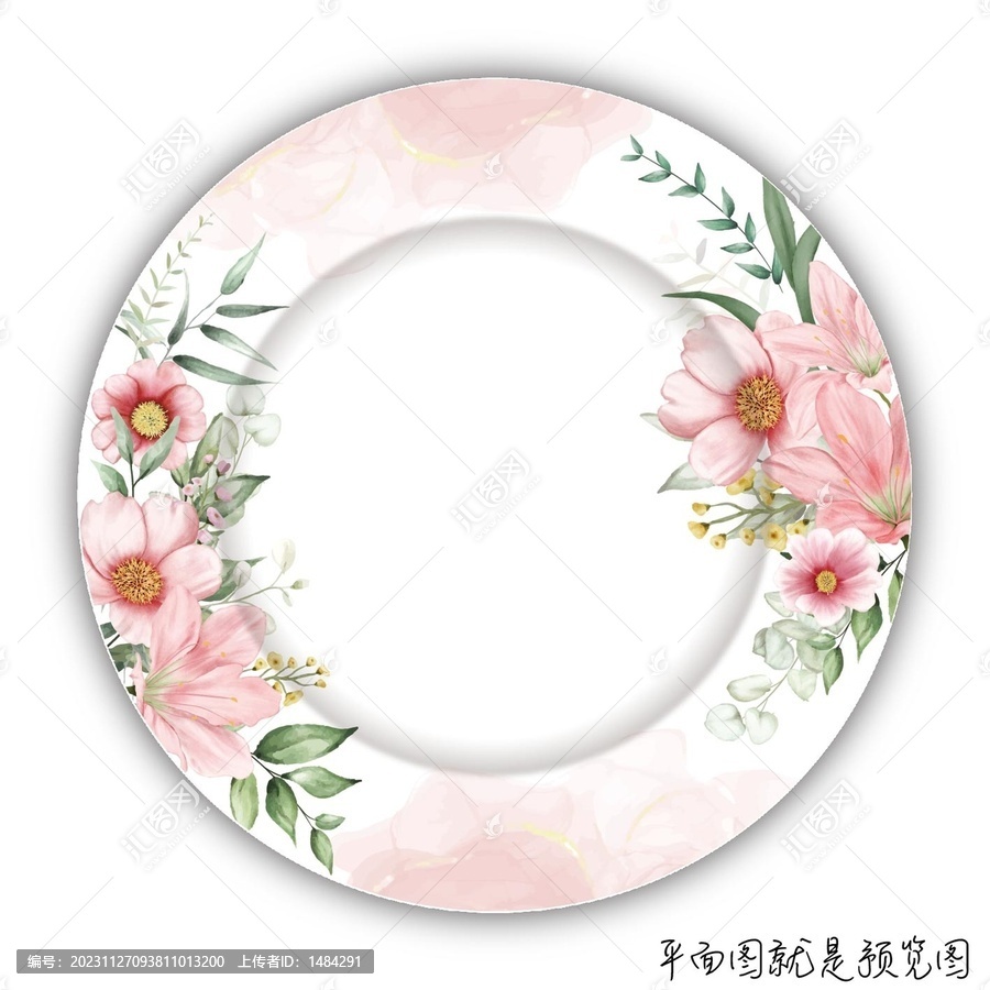 餐具花面