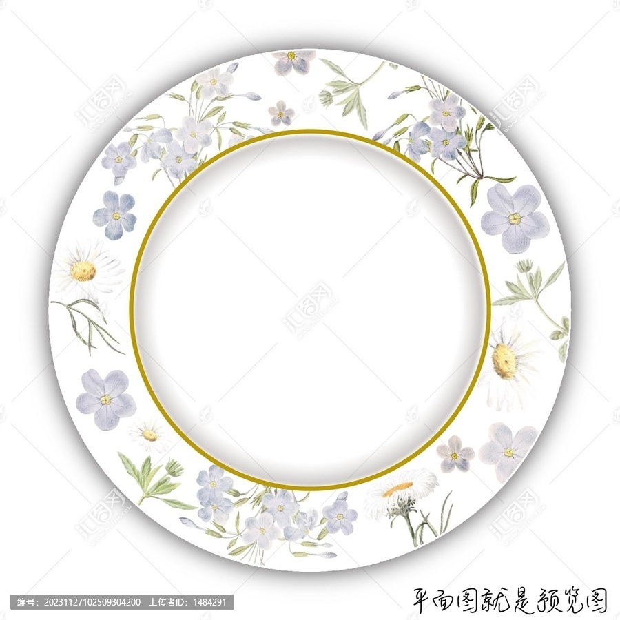 餐具花面