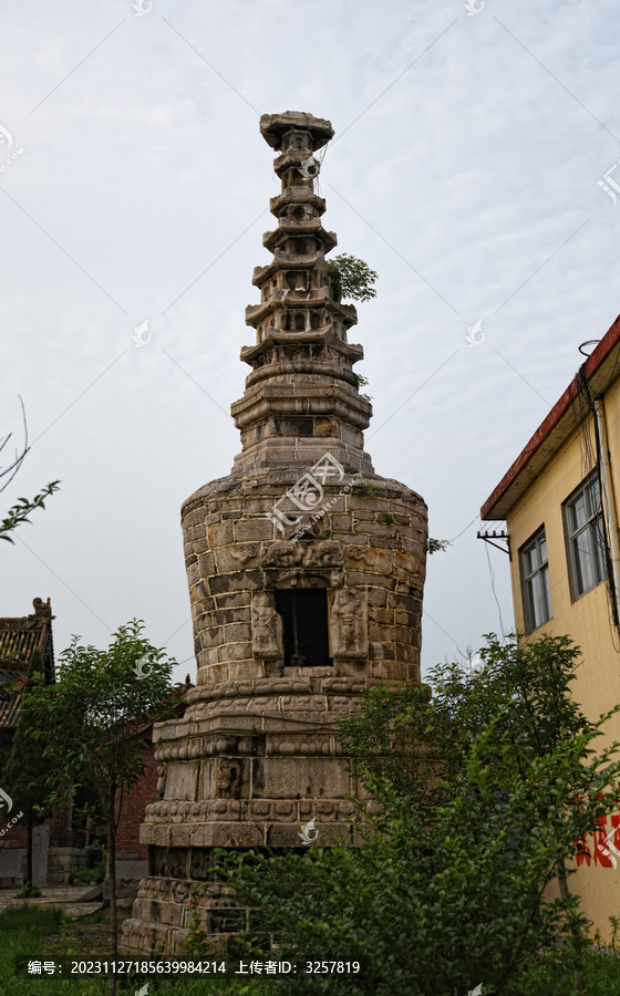 惠明寺塔正面