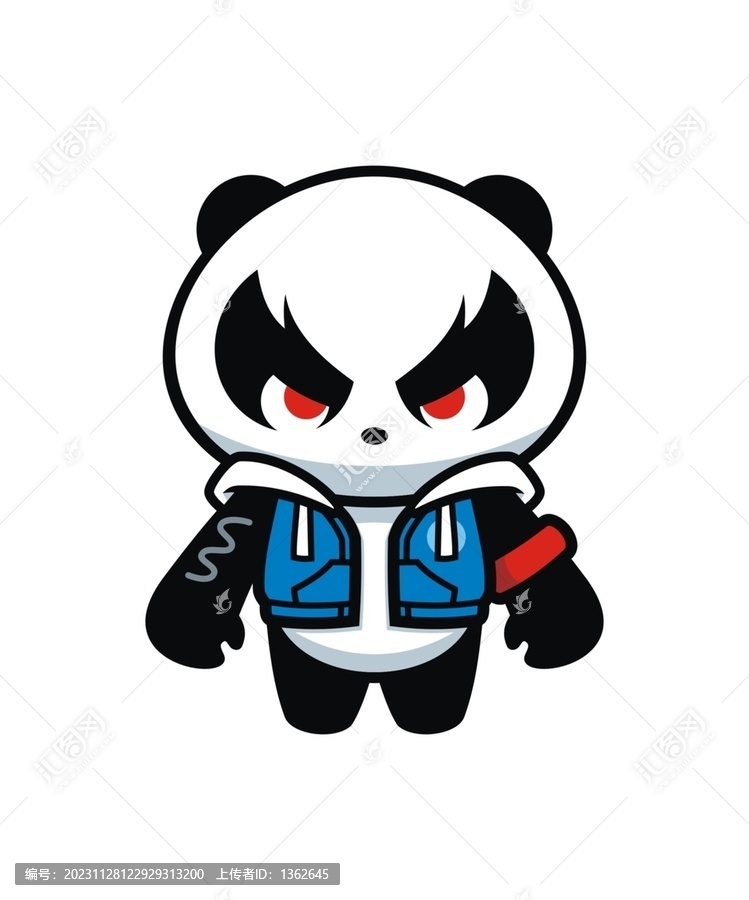 卡通可愛(ài)酷潮熊貓