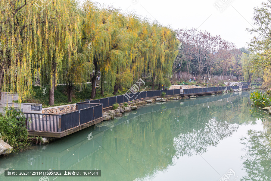 城市河道风景