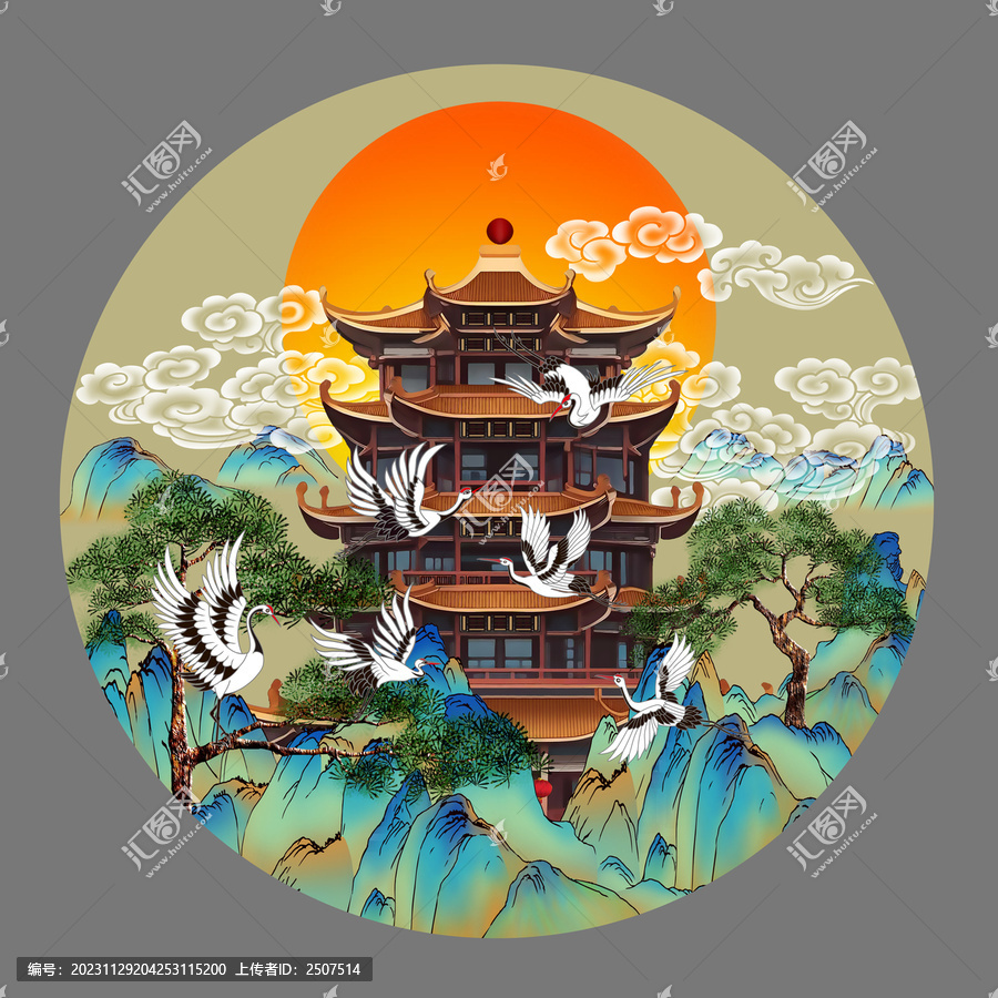 國潮山水