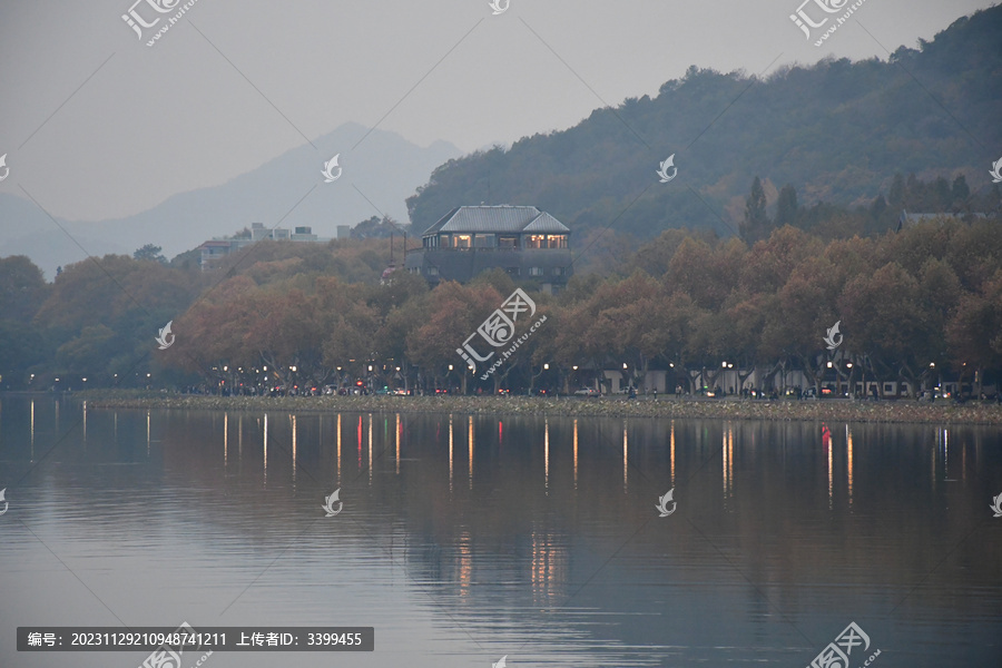 西湖断桥的风景