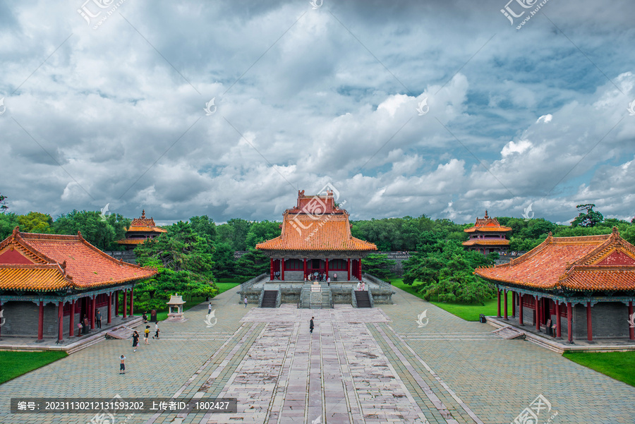 清昭陵方城全景