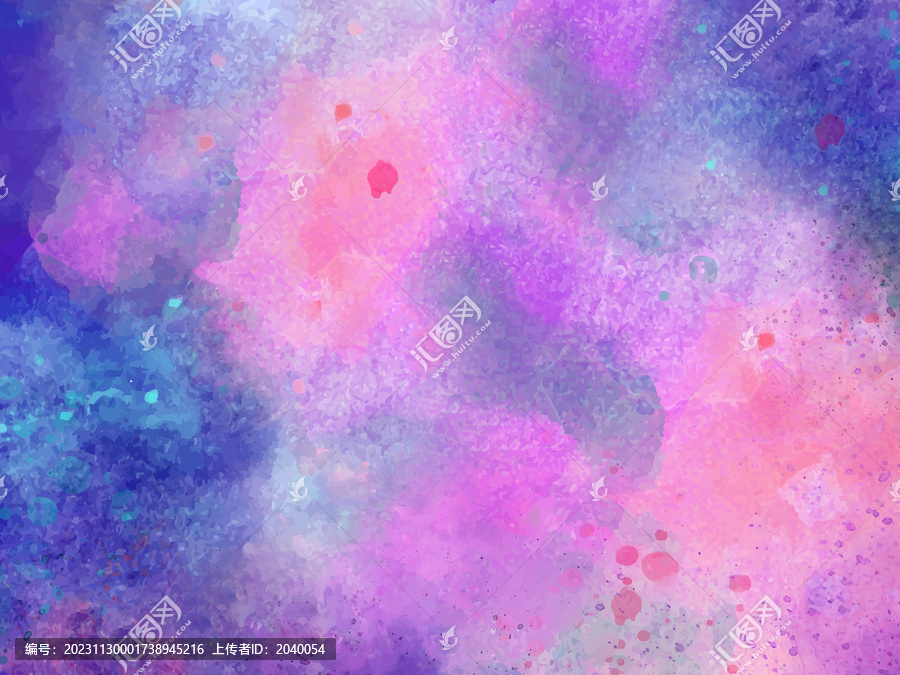 手繪水彩插畫