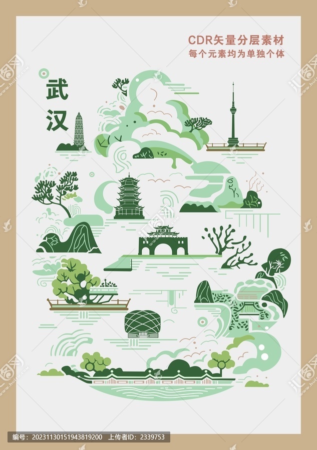 武漢城市海報