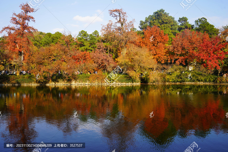 苏州天平山秋季风景