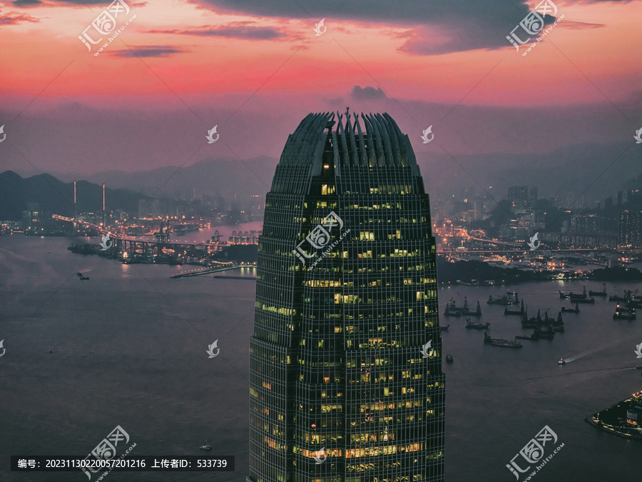 香港IFC夜景