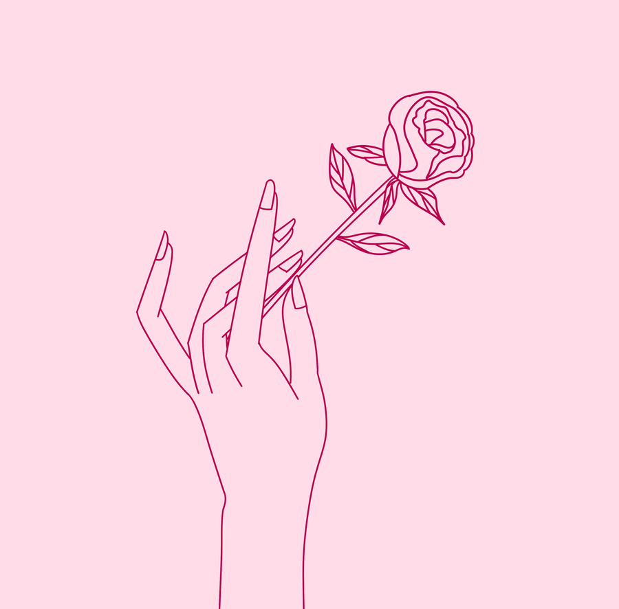 指尖的薔薇