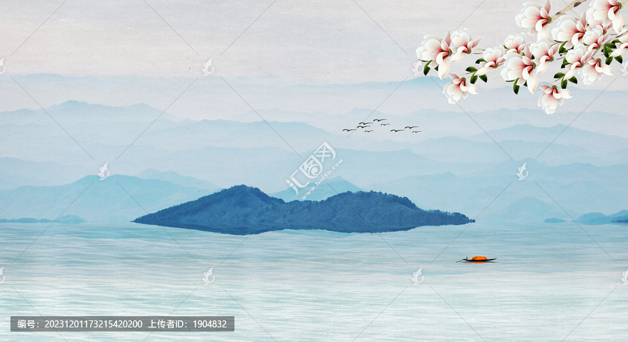 水墨山水畫