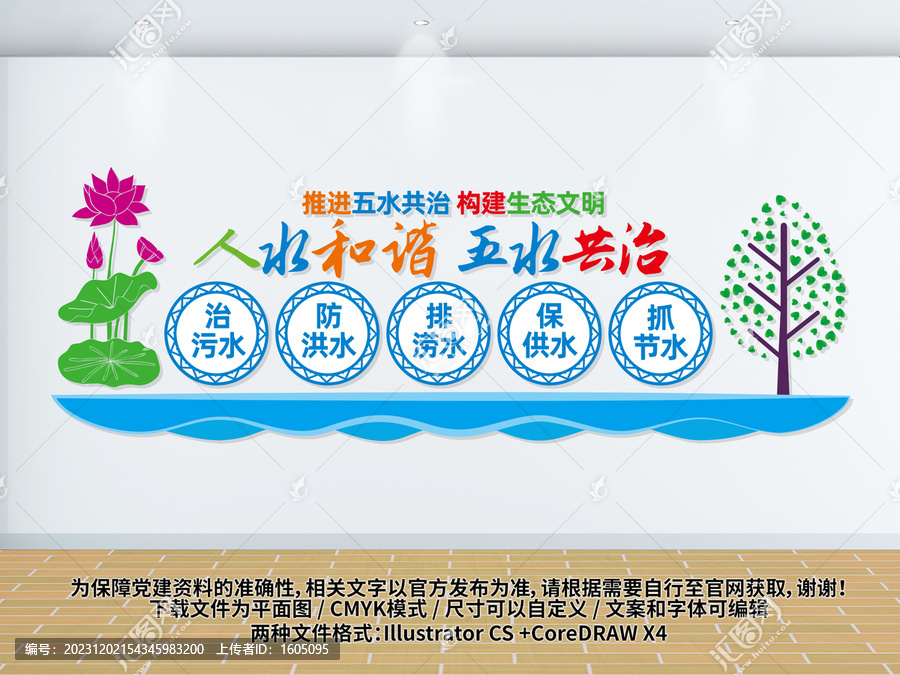 五水共治環(huán)保文化墻