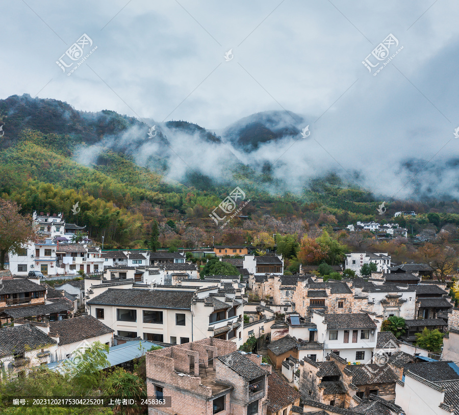 黟县塔川秋色