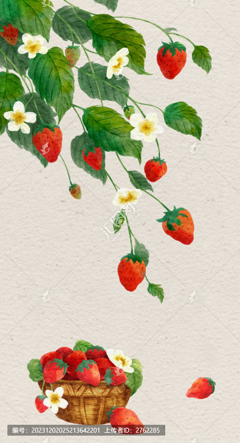 二十四节气水果雨水草莓