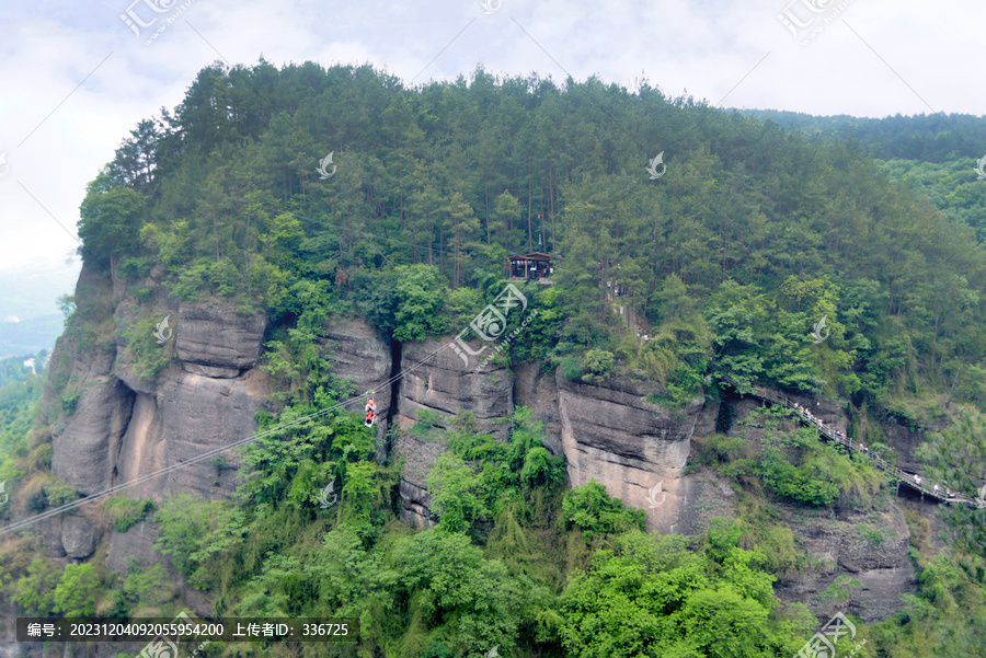 广元剑门关天梯峡栈道及索道