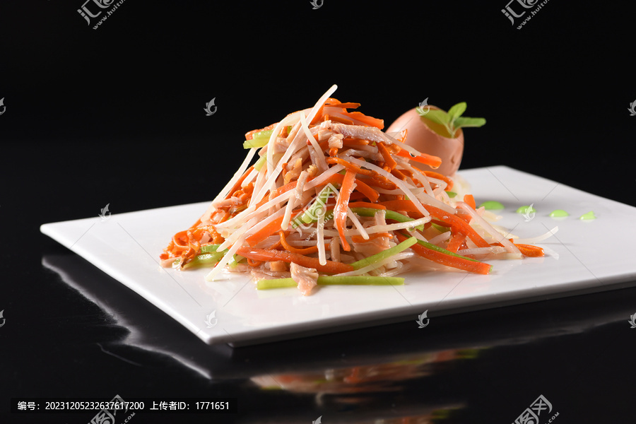 胡蘿卜絲炒豆芽