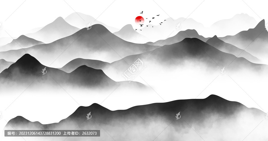 水墨裝飾畫
