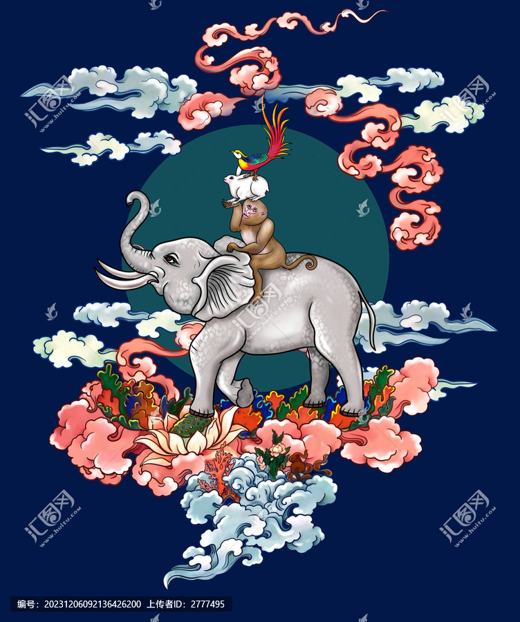 和睦四瑞插畫