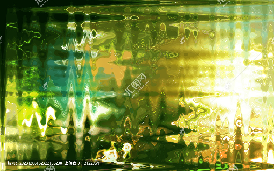 綠色水波紋水紋肌理背景