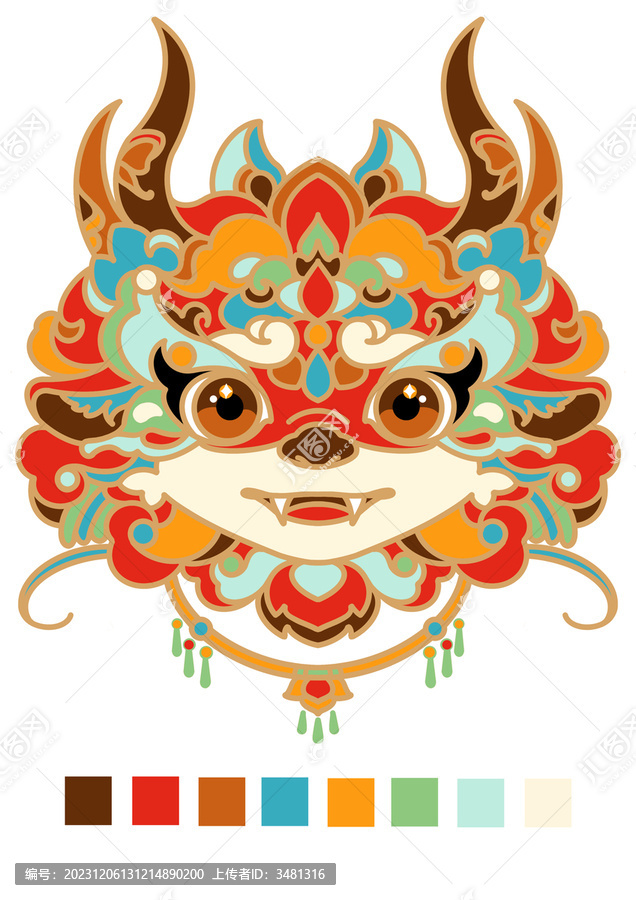 國潮華麗龍頭