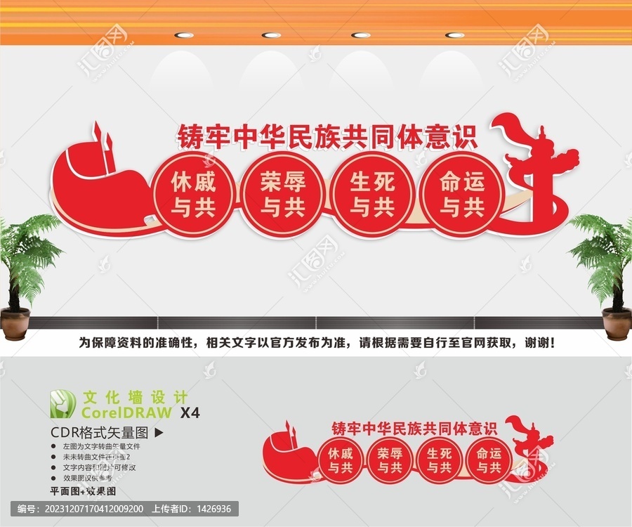 民族共同體意識(shí)宣傳墻