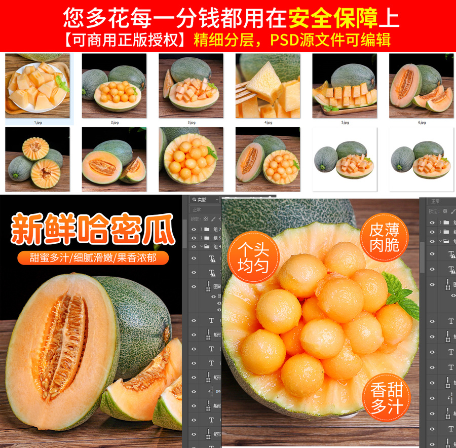哈密瓜詳情頁