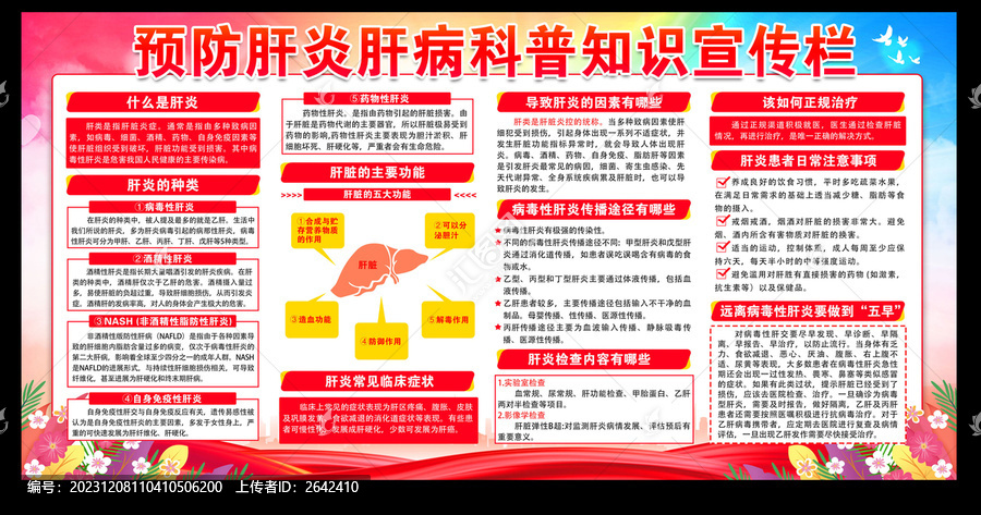 預(yù)防肝炎知識(shí)宣傳欄