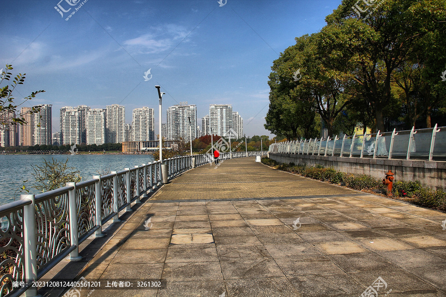 苏州金鸡湖景色苏州城市风光